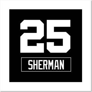 Richard Sherman Number Posters and Art